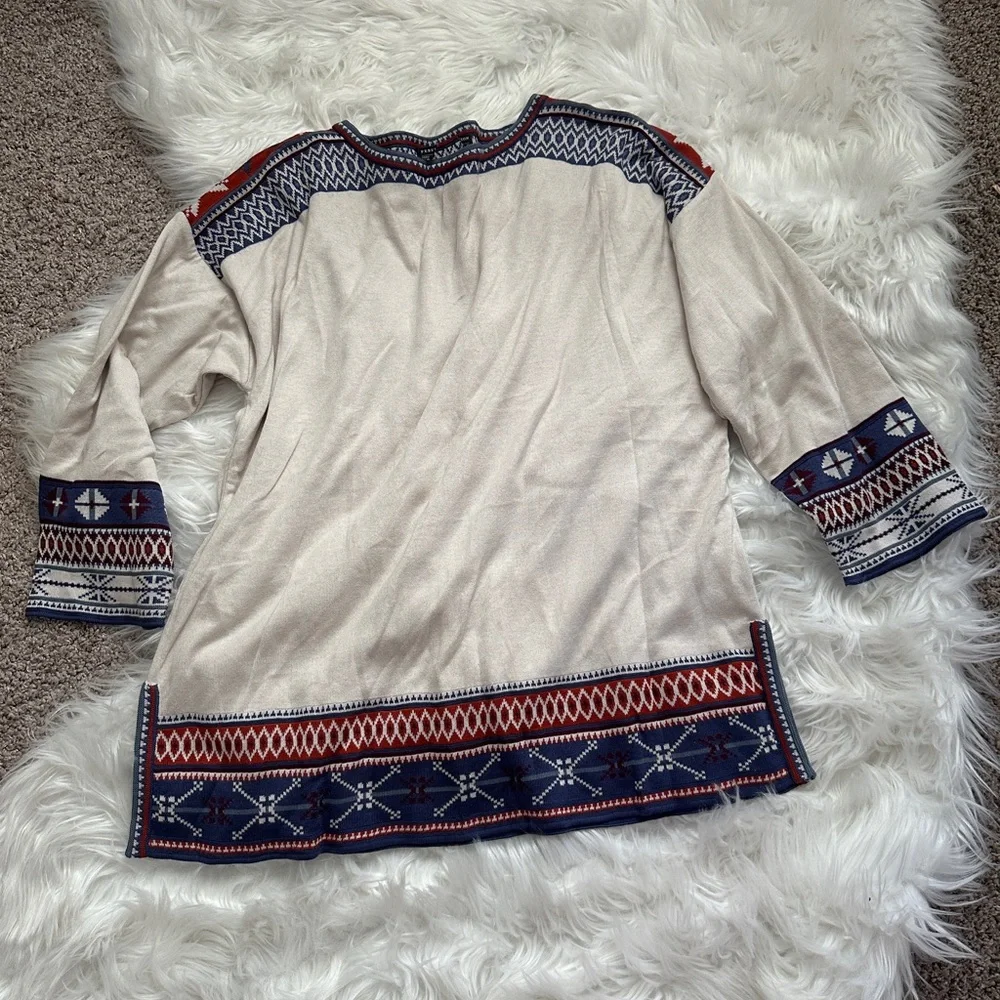 Peruvian Connection Tindra Tunic- new never worn - Picture 2 of 11